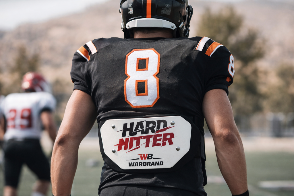 Warbrand Football Backplate – Hard Hitter Edition