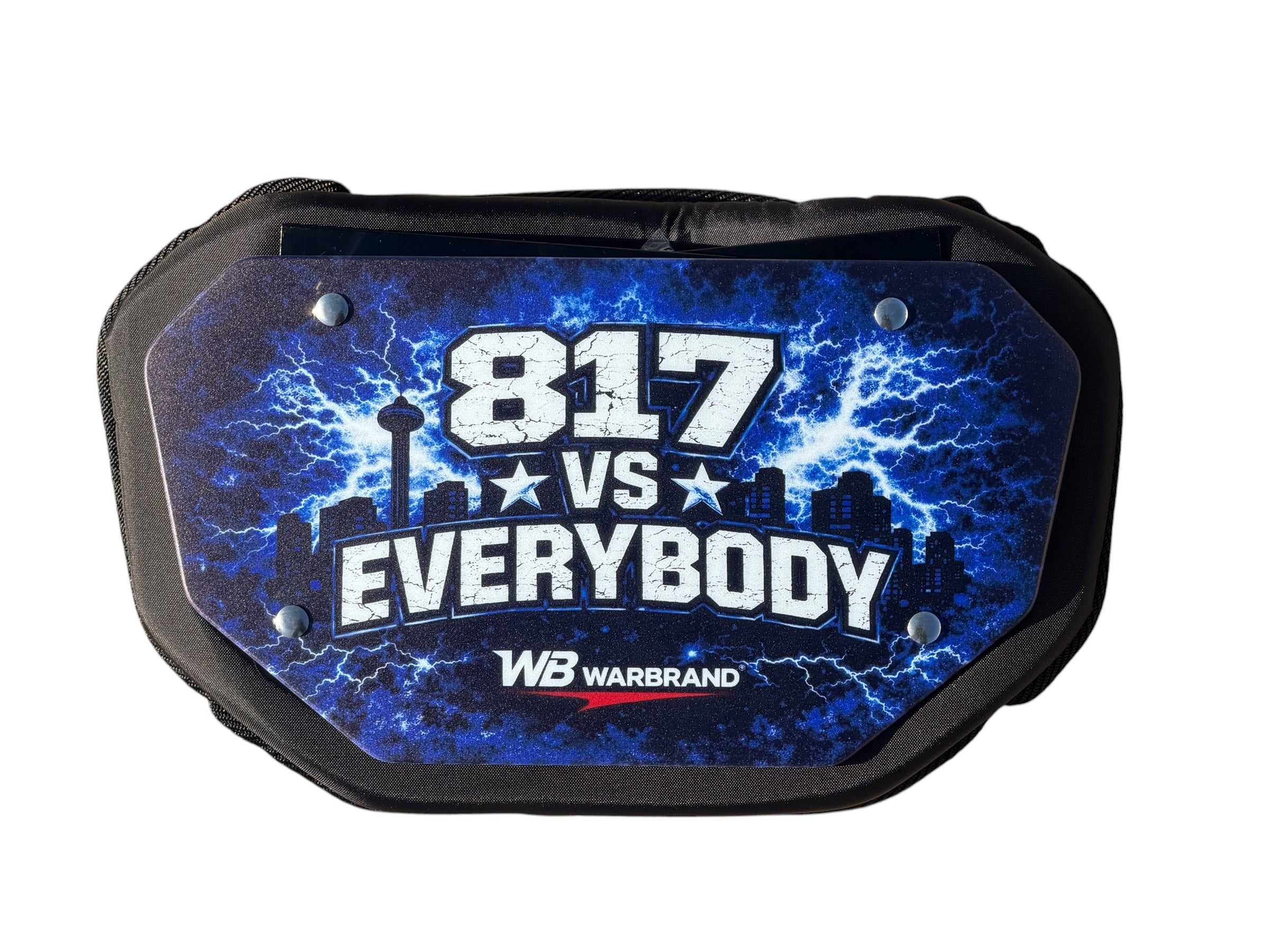 Warbrand Football Backplate – 817 vs Everybody